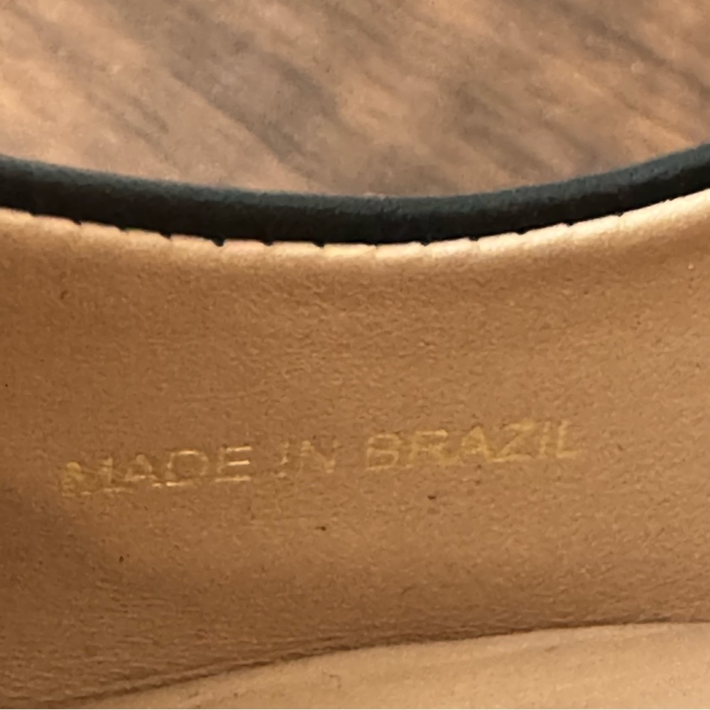 Size 8 Joan Oloff Classic Black Heels Pumps Deborah Black Lux Nappa Made Brazil - Picture 10 of 16